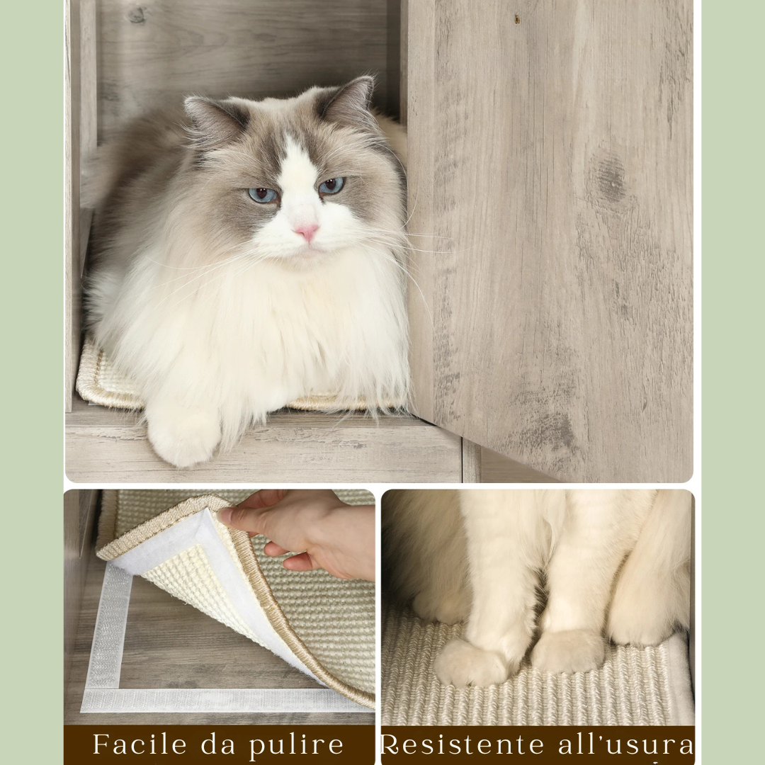 LuxeHide™ Cat Cabinet – Mobile Lettiera Elegante e Multifunzionale per Gatti