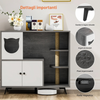 VelvetPaw™ Litter Lounge – Elegante Mobile Lettiera 3-in-1 per Gatti