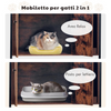 Mobile Lettiera Multifunzione di Design – Eleganza e Funzionalità per Gatti Moderni