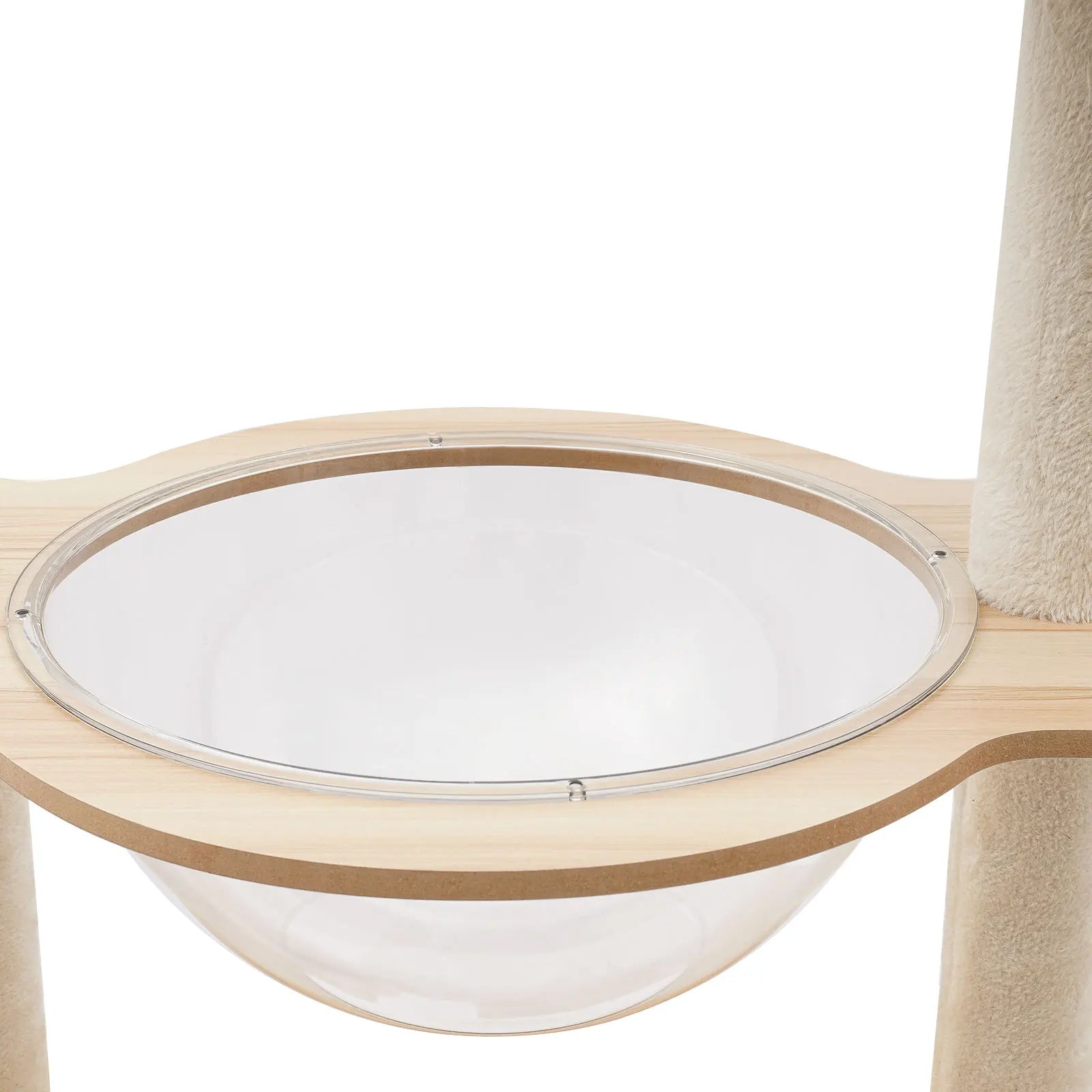 VertiNest™ 5-Tier Luxury Cat Tower – Design in Legno Naturale con Tiragraffi e Cuccia