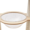 VertiNest™ 5-Tier Luxury Cat Tower – Design in Legno Naturale con Tiragraffi e Cuccia