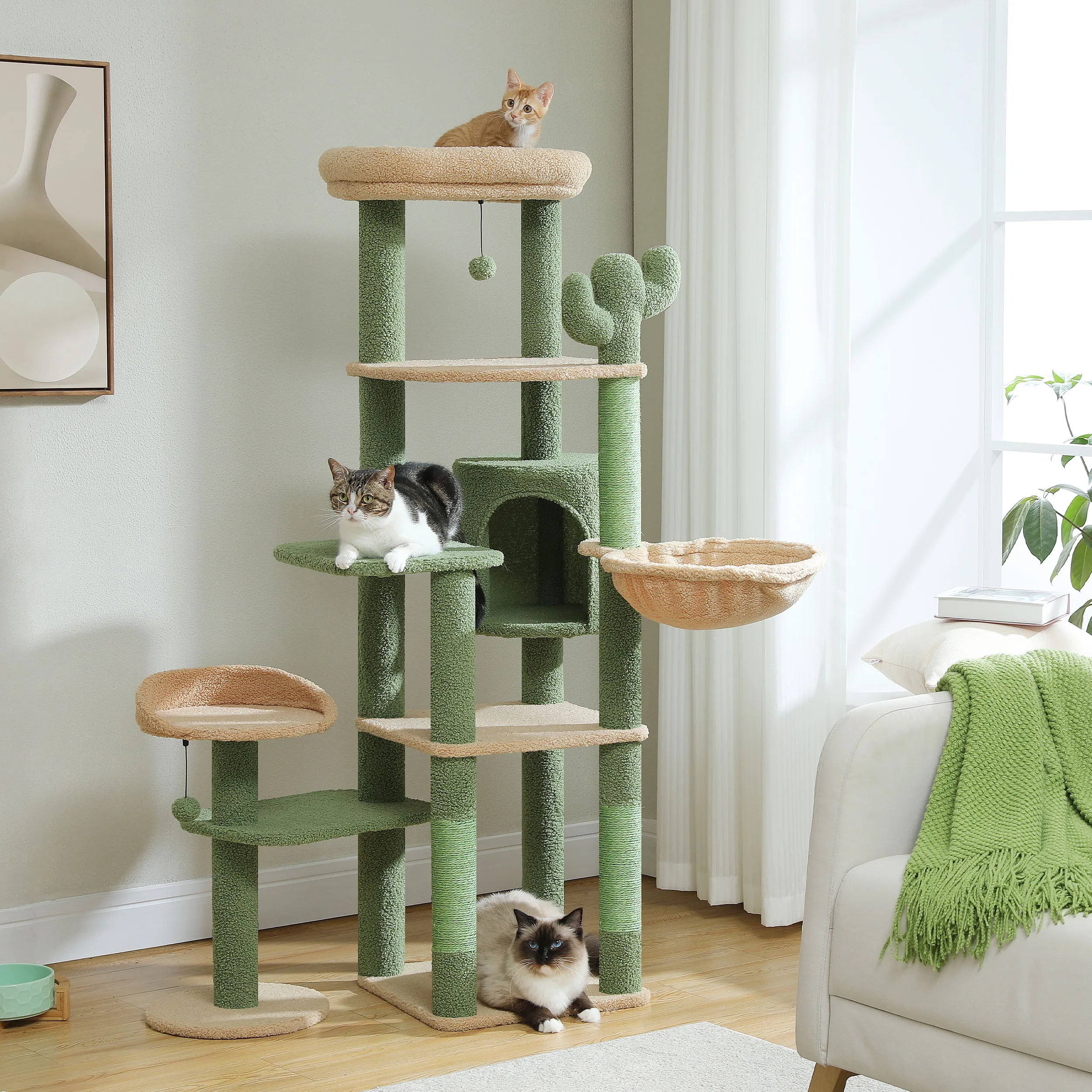 Urban Jungle: The Cat Scratching Post That Transforms Your Home Into a Feline Paradise