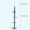 Il tiragraffi regolabile 228-274 di miao cat store ha la possibilità di personalizzare l'altezza in base al soffitto. Il nostro tiragraffi fornisce ore di gioco fisico e stimolazione mentale al tuo gatto. Il design che va dal pavimento al soffitto crea un'emozionante struttura di arrampicata verticale per il tuo amico peloso oltre a risparmiare prezioso spazio sul pavimento di casa. 